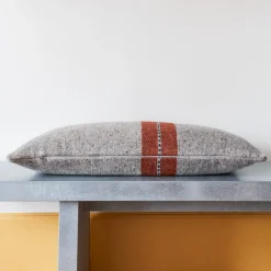 631 LIBECO Coussin rectangulaire Montana - Gris