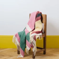 1773 LAGOMORO Couverture Isola - Rayures Rose