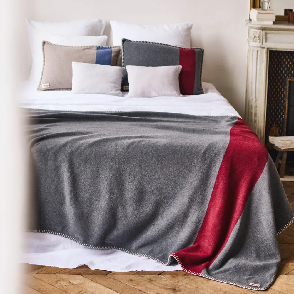 2138 TESSILECHITI Couverture Merci - Gris