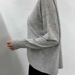 Women CT Plage - Pull Fin - Gris Clair