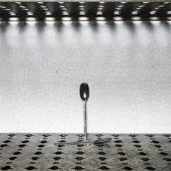 259 SERAX Cuillère en métal martelé - Anthracite - La Nouvelle Table