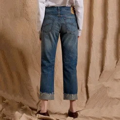 Women Denimist - Lindsay Cuffed Jean - Bleu