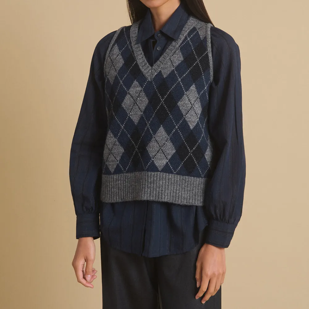 Women DIEGA - Maille Pumeo - Marine