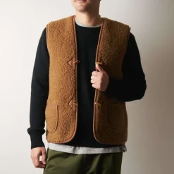 Women Direct Tannerie - Gilet Laine - Marron