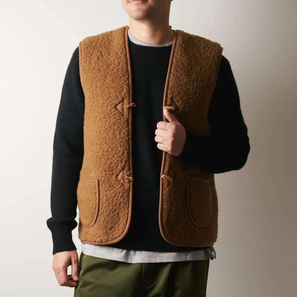 Women Direct Tannerie - Gilet Laine - Marron