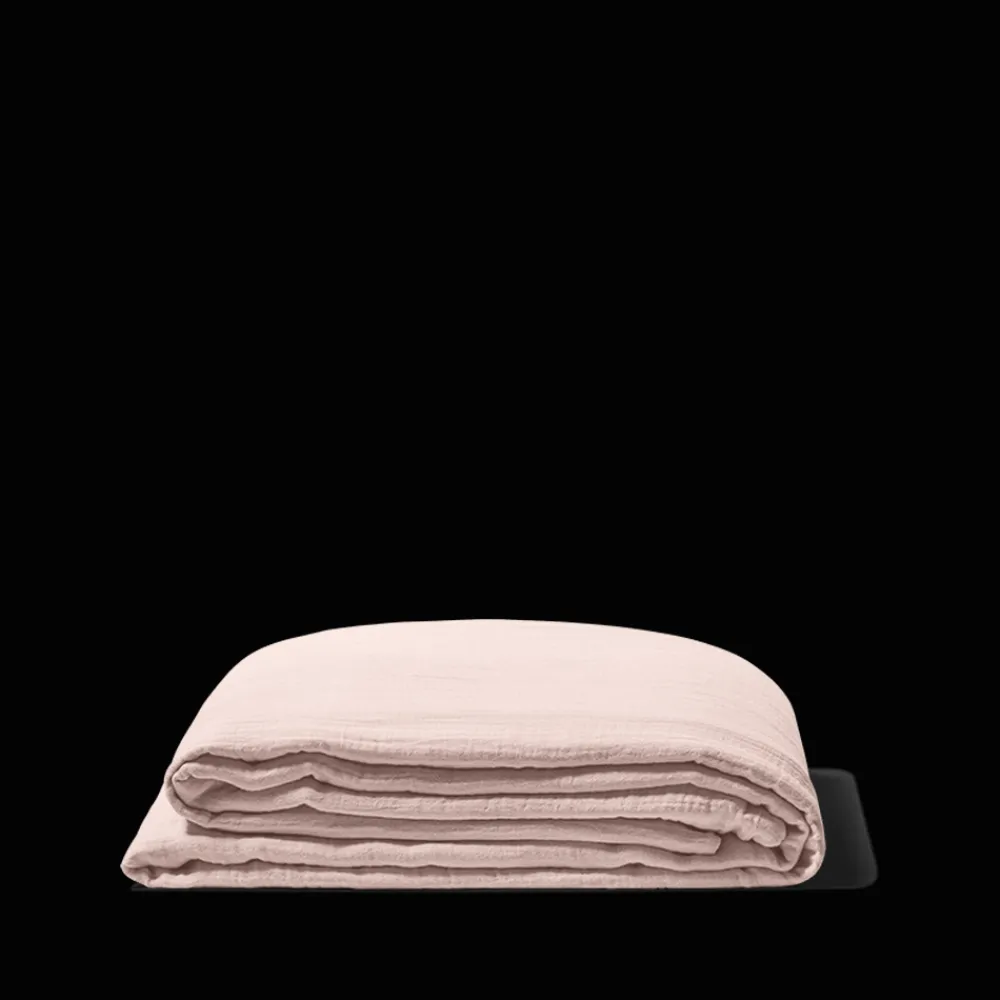 2100 GAZEX Drap plat en gaze de coton - Rose de Bagatelle