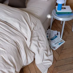 2100 GAZEX Drap plat en gaze de coton - Beige Quai de Seine