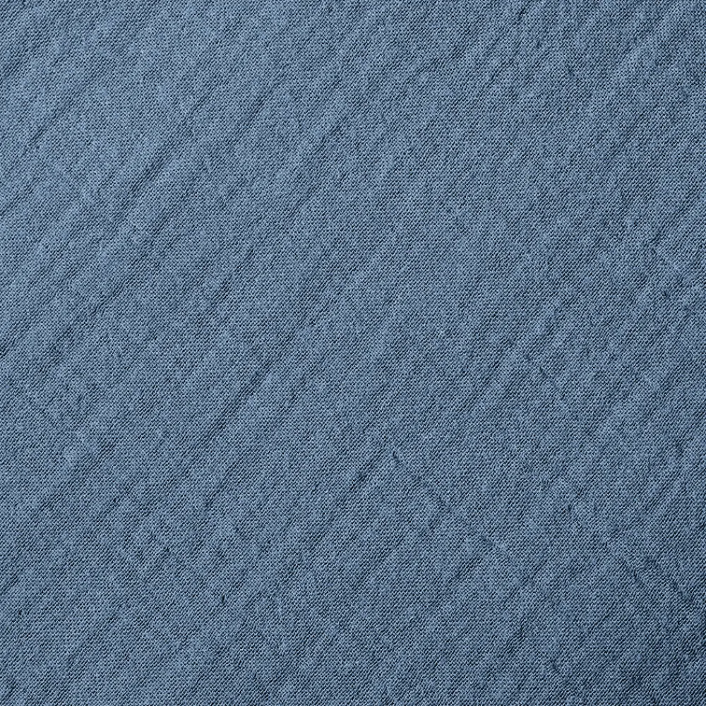 2100 GAZEX Drap plat en gaze de coton - Bleu Zinc