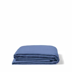 200 LINTEX Drap plat en lin lavé - Bleu Paros