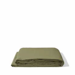 1700 COTEX Drap plat en percale de coton - Vert Camouflage
