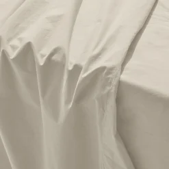1700 COTEX Drap plat en percale de coton - Beige Dune