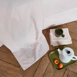 1700 COTEX Drap plat en percale de coton - Rose des Sables