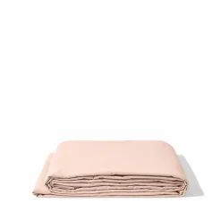 1700 COTEX Drap plat en percale de coton - Rose des Sables
