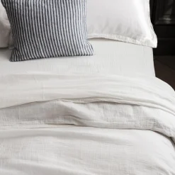 2100 GAZEX Drap-housse en gaze de coton - Blanc de Meudon