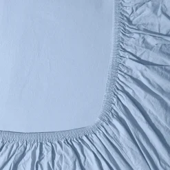 1700 COTEX Drap-housse en percale de coton - Parme Lilas
