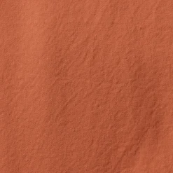 1700 COTEX Drap-housse en percale de coton - Rouge Ocre