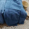 200 LINTEX Édredon en 100% lin lavé - Bleu Paros