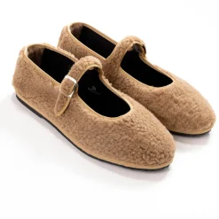 Women Drogheria Crivellini - Ballerines Jane à attache - Camel