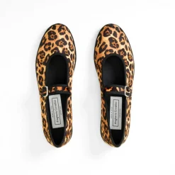 Women Drogheria Crivellini - Ballerines Jane à attache - Leopard