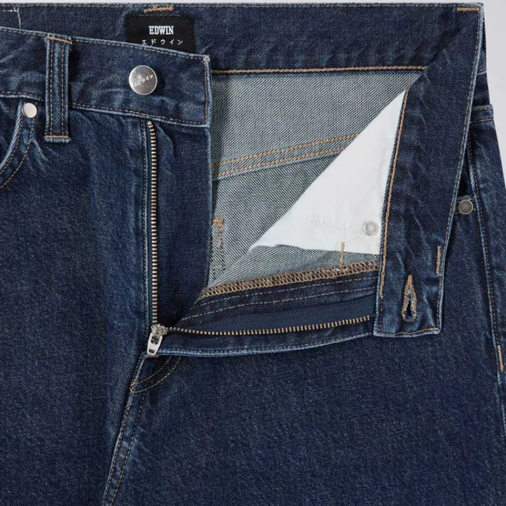 Women Edwin - Jeans Zeta - Bleu Marble Wash