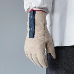 Women ELMER - Gants en laine recyclée - Beige