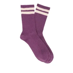 Women Escuyer - Chaussettes Rayées - Purple