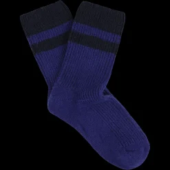 Women Escuyer - Chaussettes Stripes - Bleu