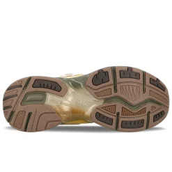 Women Etonic - Baskets Kendari Leaf - Blanc & Moutarde
