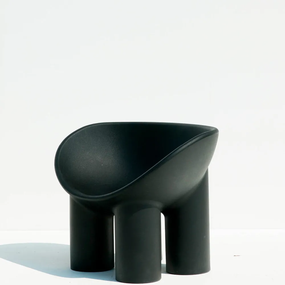 246 DRIADE Fauteuil Roly Poly - Charcoal - Driade