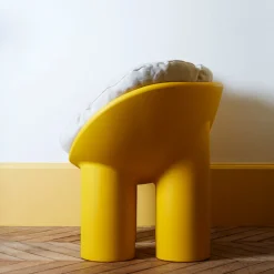246 DRIADE Fauteuil Roly Poly - Ocre Jaune - Driade