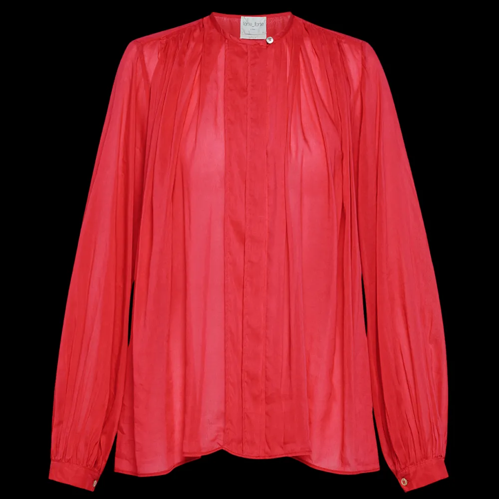 Women Forte_Forte - Chemise Bohemienne - Rouge