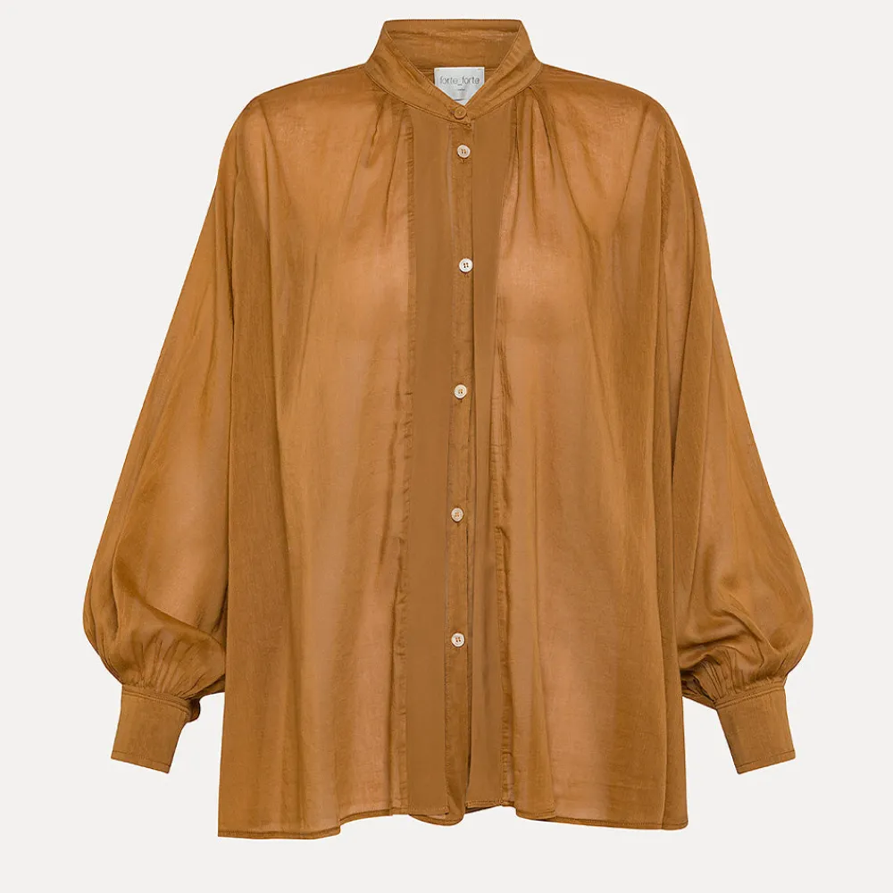 Women Forte_Forte - Chemise Bohémienne - Caramel