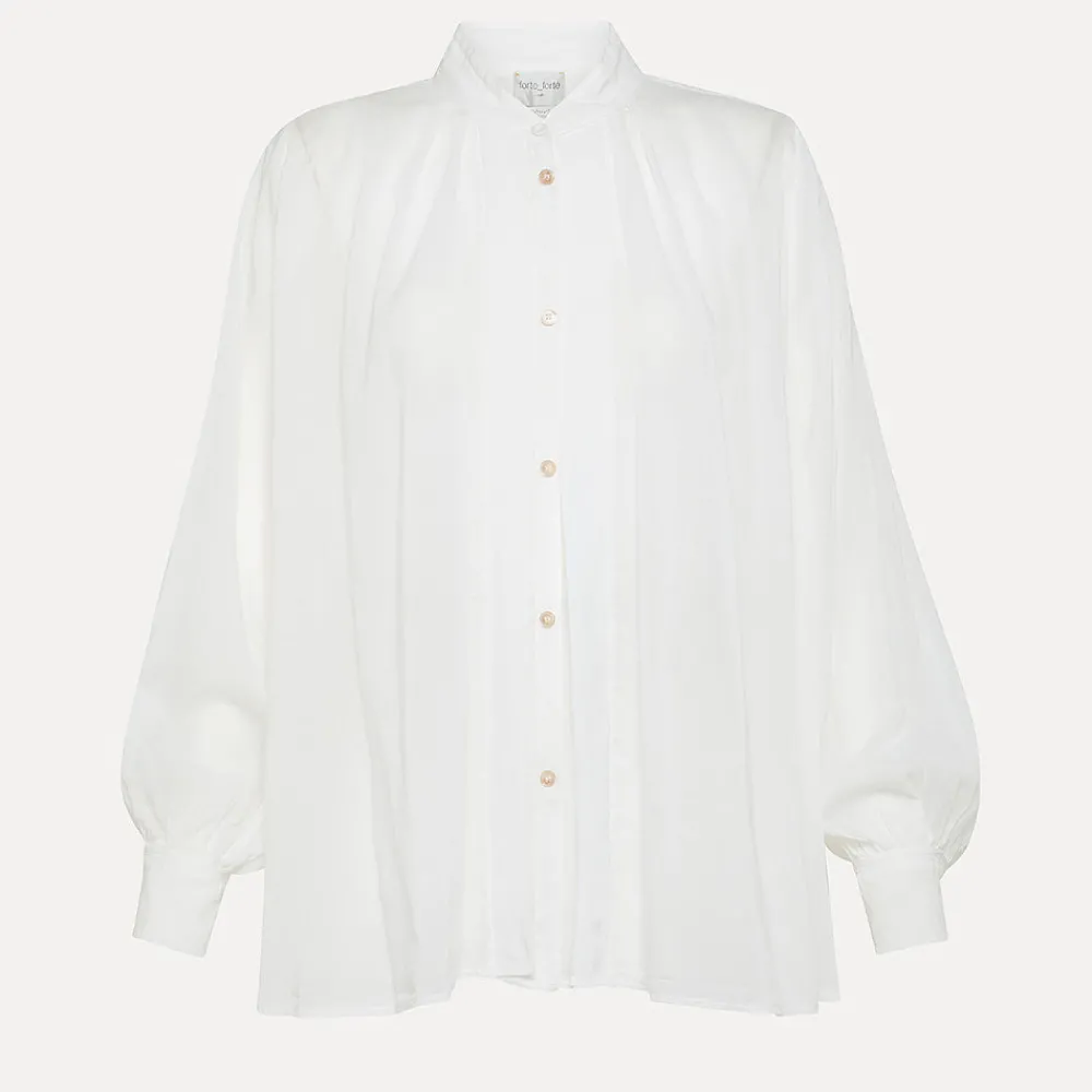 Women Forte_Forte - Chemise Bohémienne - Blanc