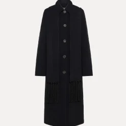 Women Forte_Forte - Manteau long - Noir