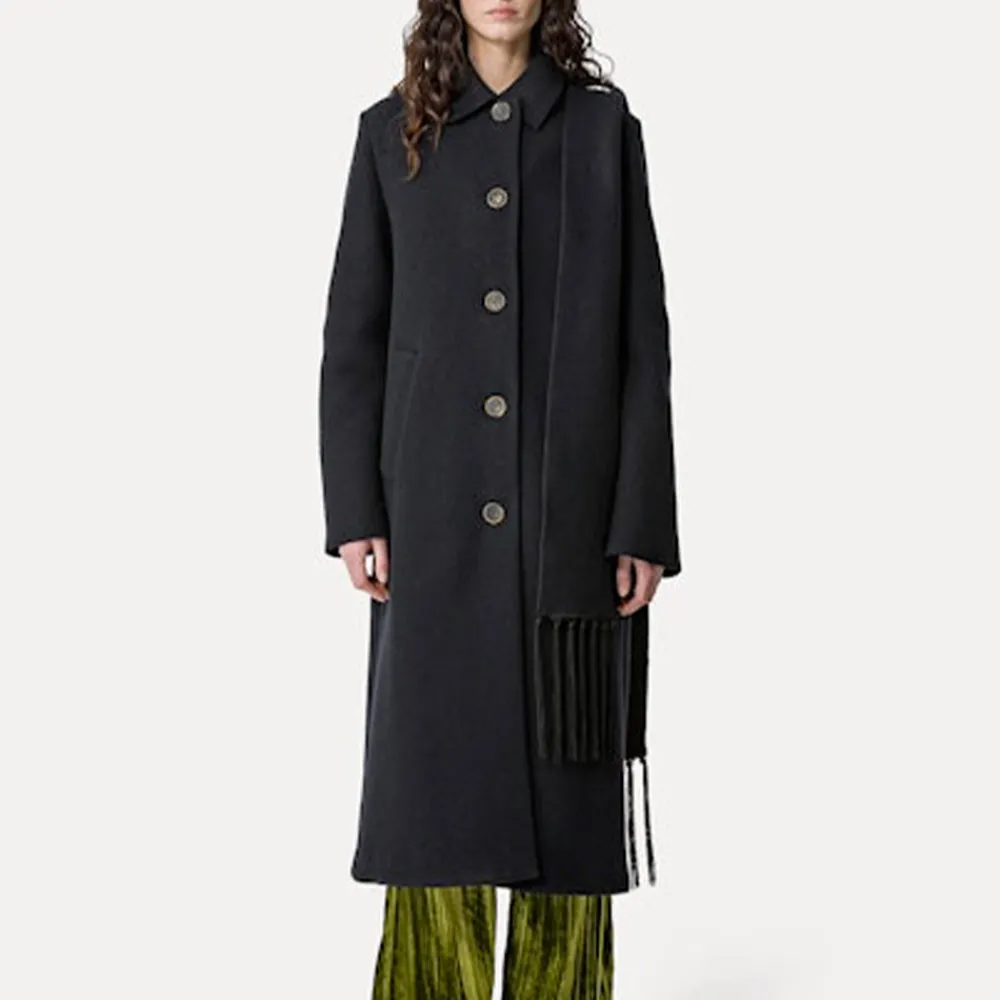Women Forte_Forte - Manteau long - Noir