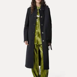 Women Forte_Forte - Manteau long - Noir