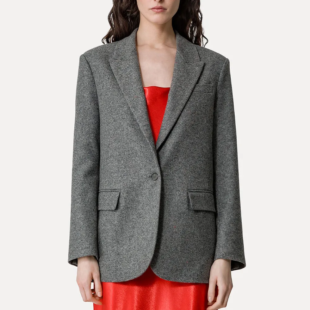 Women Forte_Forte - Veste Blazer - Gris