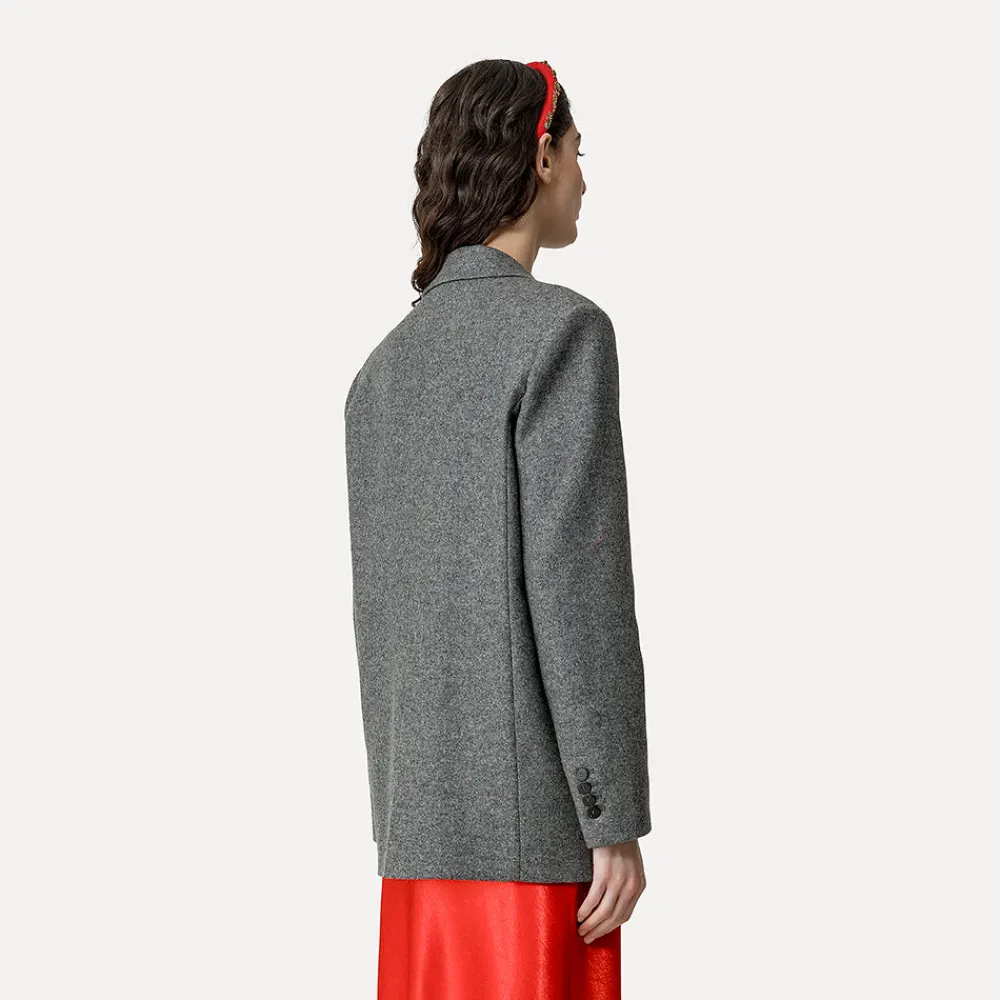 Women Forte_Forte - Veste Blazer - Gris
