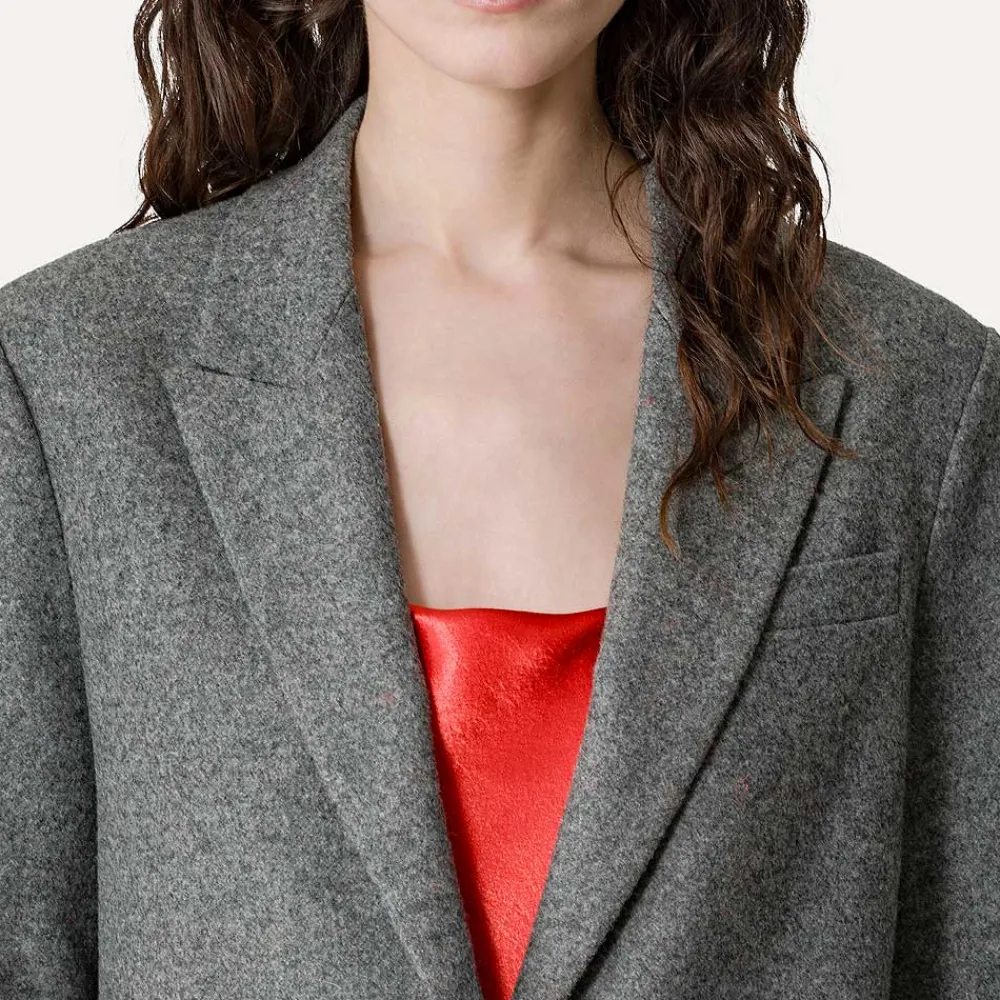 Women Forte_Forte - Veste Blazer - Gris