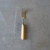 649 PALLARES SOLSONA Fourchette avec manche en buis - Naturel