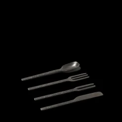 259 SERAX Fourchette en métal martelé - Anthracite - La Nouvelle Table