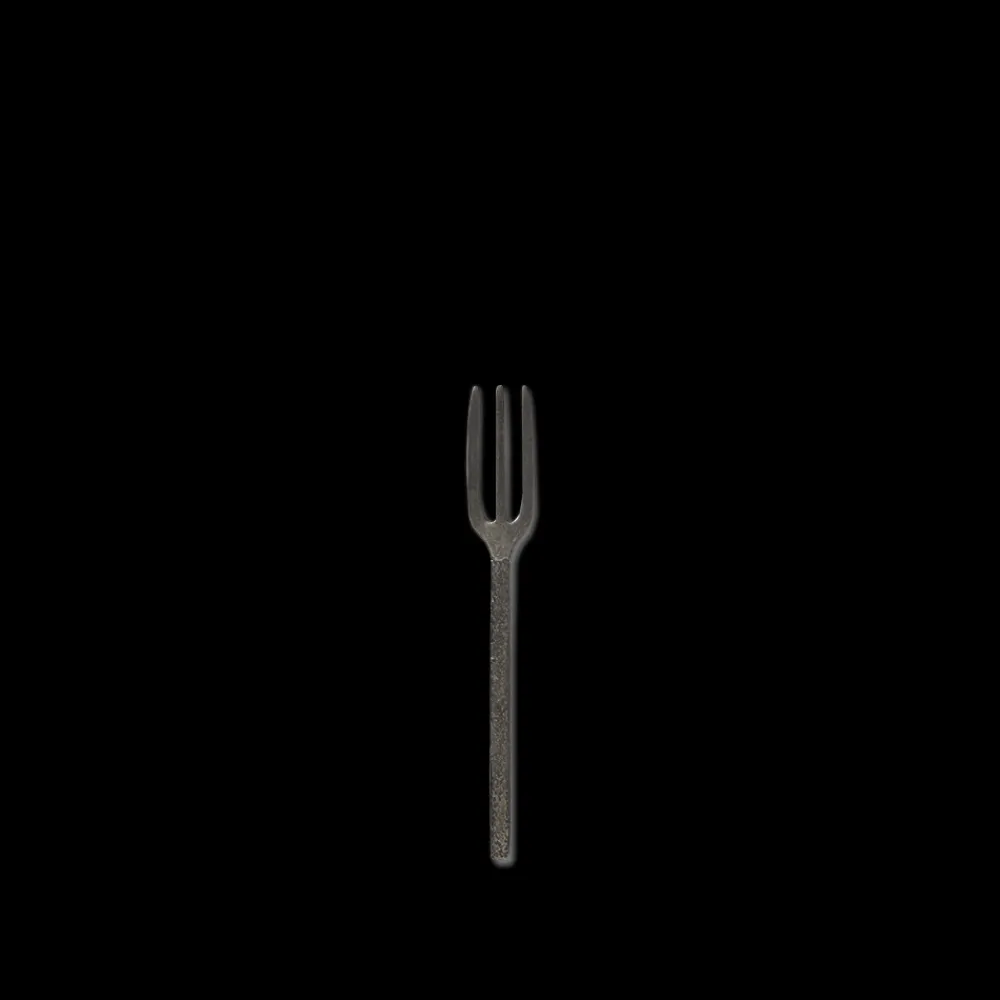 259 SERAX Fourchette en métal martelé - Anthracite - La Nouvelle Table