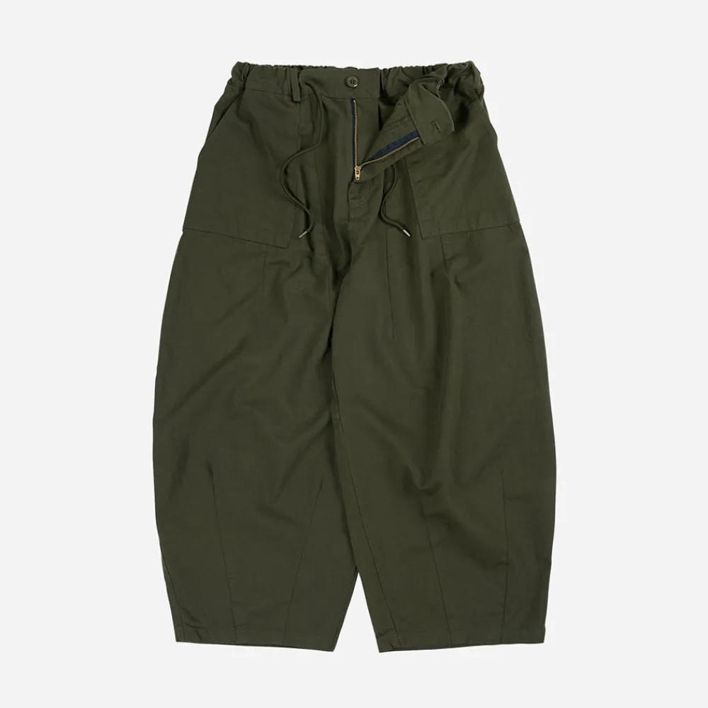 FRIZMWORKS - Pantalon Twill Balloon - Olive