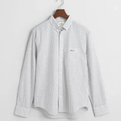 GANT - Chemise à Rayures - Blanc