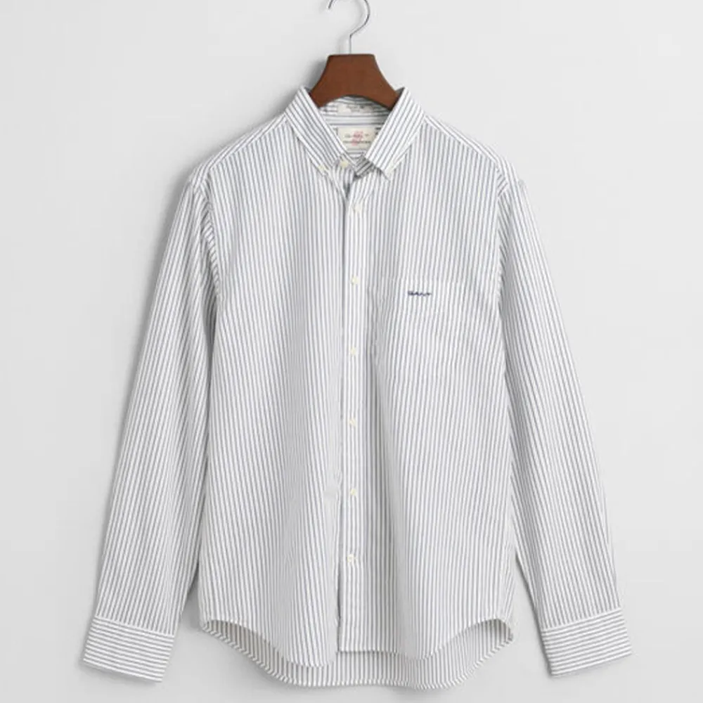 GANT - Chemise à Rayures - Blanc