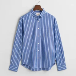 GANT - Chemise à Rayures - Lapis Blue