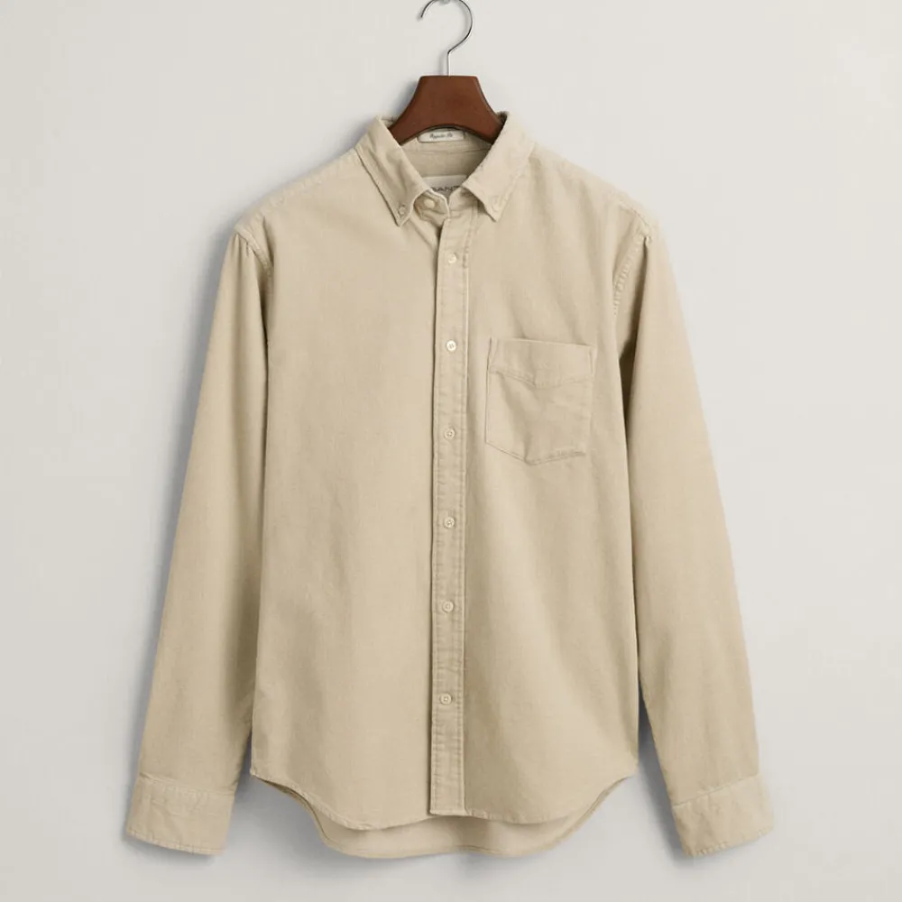 GANT - Chemise Velours - Putty