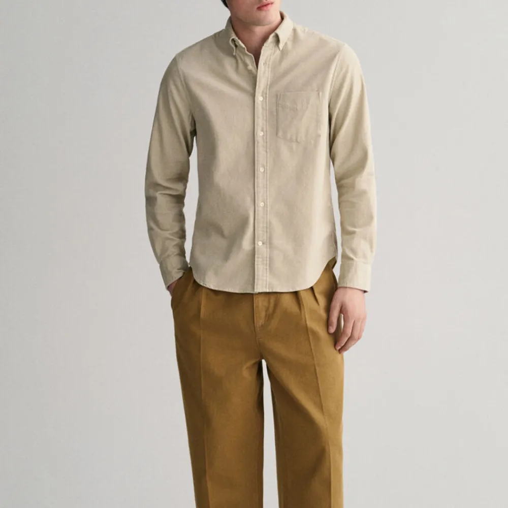 GANT - Chemise Velours - Putty