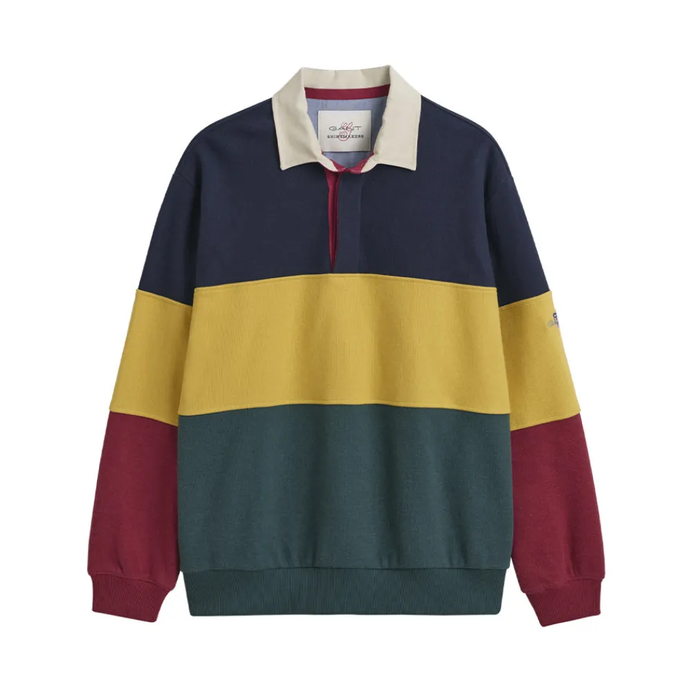 GANT - Polo Color Block Rugger - Evening Blue