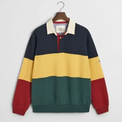 GANT - Polo Color Block Rugger - Evening Blue